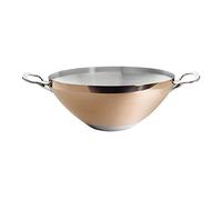 De Buyer Wok Prima Matera 32 cm cuivre 2 anses