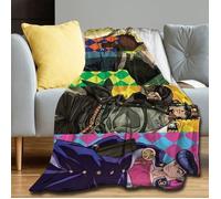de canapé JoJo's Bizarre Adventure Couverture de canapé en microfibre douce Climatisation de luxe confortable[1199]