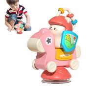 de chaise haute avec, jouet de la ventouse de chaise haute Jouet de dessin | Interactive éducatif bébé dentition mailleur Table Spinner pour l'apprentissage pr