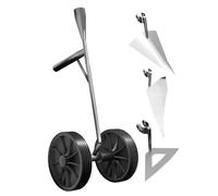 de charrue de jardin - Charrue de cultivateur multifonction de 90 cm | Chaussette à gazon à double roue, motoculteur manuel en acier, outil de jardinage lourd pour hommes, mari, père, jardinier
