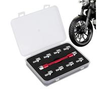 de clés dynamométriques antidérapantes pour moto avec 10 | Kit d'outils de réparation de moto 5-6,8 mm pour centralisation, test de route, maison, garage, atelier, compétition