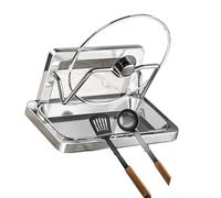 de couvercle de casseroles en acier inoxydable pour petit évier de cuisine, organisateur d ' éponge, de place, de rangement d ' ustensiles de cuisine Stainless Steel Lid