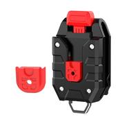 de crochet de mètre à ruban rétractable générique avec boutons-pression, convient à la plupart des outils de mesure standard, fixation de ceinture utilitaire 80x43mm