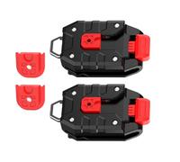 de crochet de mètre à ruban rétractable générique avec boutons-pression, convient à la plupart des outils de mesure standard, fixation de ceinture utilitaire 80x43mm