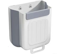 de Cuisine Pliable Gain de Place à Suspendre avec Seau Amovible pour Tri Sélectif dans Placards 21L Gris(Small gray)