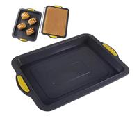 de cuisson 1/4 - Ustensile rectangulaire réutilisable multifonctionnel, de cuisson pour gâteaux - Pour gelée roll, brownie, pâtisserie, dim sum, lasagnes, et réunions