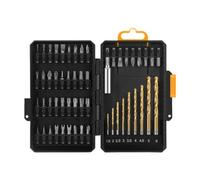 de de Tournevis 54 Pièces Multifonction Acier Portable | Emboîtage Cruciforme pour Bricolage, Meubles, Électroménager pour Projets DIY Entretien d'Équipement Assemblage de Meubles