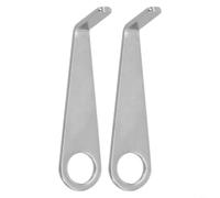 de Déblocage Sonnette Ring 2Pcs Acier Inoxydable de Déblocage | Acier inoxydable massif, résistant déformation, durée vie longue, compatible modèles récents, finition argentée