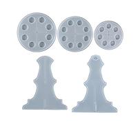 de dosettes de café en résine époxy, moule en Silicone, présentoir de bureau à domicile, organisateur de stockage, fabrication de moules, de dosettes de café en résine