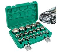 de douilles métriques Kit d'adaptation pour perceuse 12 pans avec