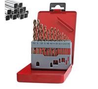 de Forets Hélixoïdaux avec Malette Boîtier de Rangement, Forets à Métaux | 13 Pièces Kit de Forets avec Étui de Transport pour Bois, Métal, Carrelage, Brique, Céramiqu