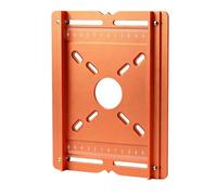 de fraisage : aluminium, antidérapante, stable, de guidage | Élévateur de table de défonceuse - Insert de base durable pour le travail du bois, plaque de montage de précision pour graver