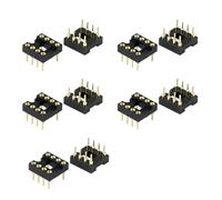 De IC DIP8 IC en plastique résistant à la, 10 pièces, avec Construction solide pour une stabilité opérationnelle à long terme, DIP Socket