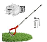 De Jardin Pelle Manuelle À Boucle Réglable | Binette en Métal pour Désherbage et Grattage Pour Creuser Tranchée Détasser Sarcler Bordures Ferme Pelouse Arrière-cour