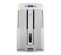 De’Longhi Tasciugo AriaDry - Déshumidificateur Portable pour la Maison, Élimination Humidité 30L/24h, Séchage, Anti-Moisissure, Pompe drainage 5m, Silencieux, Ecran LCD, Minuteur, Blanc (DD230P)