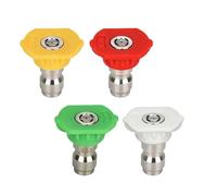 de nettoyeur haute pression - Buses de pulvérisation en acier | Embouts de buse de nettoyeur haute pression en acier inoxydable avec connexion rapide de 0,6 cm. Kit de pulvérisation