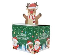 De Noël Avec Mécanisme De Tir,Distributeur De Confiseries Avec 30 Sachets Transparents,Pochette À Tirer Pour Argent De Noël | Pour Les Cartes Les Anniversaires Les Fêtes Les Les Amis La Petite-Fille L