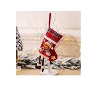 De noël Nouveau Style Creative Poupée Arbre De Noël Pendentif Décoration De Noël Chaussettes De Noël Sac Cadeau Pour La Décoration De Fête De Noël