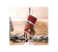 De noël Nouveau Style Creative Poupée Arbre De Noël Pendentif Décoration De Noël Chaussettes De Noël Sac Cadeau Pour La Décoration De Fête De Noël