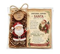 de Poche Père Noël Statuette Décorative Inspirante en Acrylique 2D | décorations inspirantes du Père Noël pour Adultes Anniversaire Halloween Thanksgiving Maison Vacances Nouvel