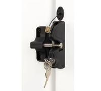 de portail de clôture - Loquets de sécurité autobloquants, solution de protection de l'intimité robuste pour ferme, piscine, jardin, cour, terrasse, extérieur
