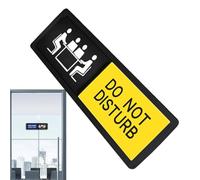 de porte en acrylique avec impression « Please do not disturb » - Pour appartement, salle de bain, commerce, dortoir d'étudiant, hôtel, centre commercial, conférence