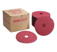 De produits abrasifs 16908 4-1/5,1 cm X 7/20,3 cm Centre trou Grain 120 en oxyde d'aluminium Fibre disque, 25-Pack