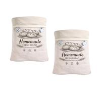 de rangement de boulangerie lavable en coton avec fermeture à clip supérieure rabattable pour comptoir, réfrigérateur, congélateur, pochette de rangement pour pain de boulangerie, organisateur de