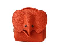 de Rangement en Forme d ' éléphant en PU, Porte-Monnaie Miniature à Fermeture éclair pour à Main de Poche à l ' école ou Bureau, Portefeuille pour Animaux à Usage Quotidien