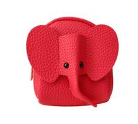 de Rangement en Forme d ' éléphant en PU, Porte-Monnaie Miniature à Fermeture éclair pour à Main de Poche à l ' école ou Bureau, Portefeuille pour Animaux à Usage Quotidien