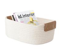 de rangement tissé, en corde pour le rangement, plateau décoratif pour cuisine, étagère de salle de bain, chambre d'enfant avec grand compartiment, rangements spacieux, design décoratif,