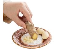 de râpe multifonction ronde manuelle en céramique | Râpe à ail pour fromage, tomate, fruits, légumes, aliments, pâtisserie, cuisine, broyage, pelure