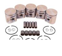 de roulements à segments de Piston, 5 jeux, 42MM, compatibles avec 445 445E 2245 CS2245 CS2245S, pièces de tronçonneuse 544088403