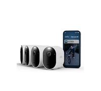 Caméra de surveillance Arlo Pro 6 2K+, lot de 4, caméra de sécurité IP, extérieur, filaire et sans fil, 7,5 m, Amazon Alexa et Google Assistant, voiture