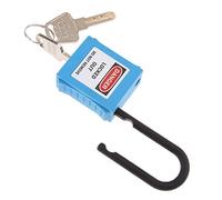 de Sécurité Verrouillage du Disjoncteur Cadenas de Consignation de Sécurité - 38 mm, 10 Couleurs au Choix, bleu