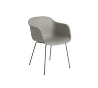 Muuto de Table à Manger en Fibre Muuto m. Accoudoirs et Base en Tube Gris