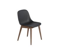 de Table à Manger en Fibre m. Base en Bois Brun Foncé