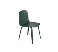 Muuto Chaise Visu Chair base en bois Dark green
