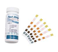 de test 6 en 1 pour piscine et spa, 50 pièces, kit de test de qualité de l'eau pour désinfectant, pH, alcalinité, stabilisateur de dureté, testeur portable pour l'entretien de la