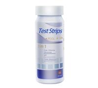 De Test D'eau 50 Pièces - Kit De Papier De Test D'alcalinité PH Chlore, Analyseur De Qualité Compact 3,7 X 3,7 X 10 Cm Avec Système De Comparaison Rapide Des Couleurs Par Immersion | Outil