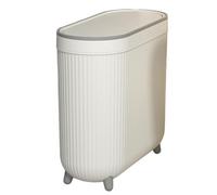 de toilettes - Mini salle de bain Bin, boîte à déchets couverts | Support de poubelle en papier domestique, poubelle avec couvercle à pousser compact pour une organisation moderne de la salle de