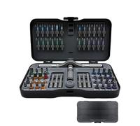 de tournevis à cliquet 66 de tournevis | Avec étui jeu compact à cliquet pour réparation électrique, ordinateur, bricolage, modélisme, téléphone