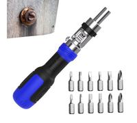 de tournevis magnétiques 13 en 1 réglable magnétique | Portable | Kit multifonction avec cliquet pour appareils ménagers montage réparation projets bricolage armurerie