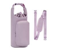 de transport de bouteille d ' eau isolé, housse de porte-gobelet thermique avec bandoulière réglable et poche pour téléphone, bouteille avec bandoulière réglable et poche pour téléphone pour les