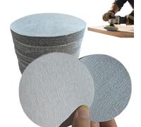 de verre grain 80 100 pièces outil à profiler blanc floqué | 12,2 cm ponçage bois métal Meubles auto carrosserie placo maison adhésif restauration réparation