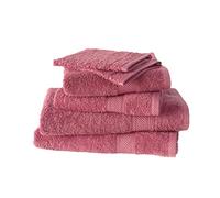 De Witte Lietaer 199814 Set de 2 Gants + 2 Serviettes 50 x 100 cm + 2 Draps de Douche 70 x 140 cm Coton Fuchsia