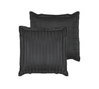 De Witte Lietaer 202139 ZYGO Taie d'oreiller Coton Peigné Ebony 60 x 60 cm