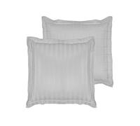 De Witte Lietaer 202145 ZYGO Taie d'oreiller Coton Peigné Argent 60 x 60 cm