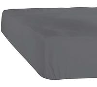 De Witte Lietaer Case Drap Housse Jersey, Coton, Steeple Gris, 180x220x30 cm