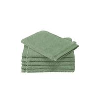 De Witte Lietaer Contessa Gants de Toilette, Cotton, Sea Green, 6gants
